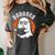 Cute Ghost Book Reading Books Lover Retro Halloween Teacher Women's Comfort Colors T-Shirt Pepper