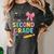 Cute Hello Second Grade Back To School Coquette Teacher Girl Women's Comfort Colors T-Shirt Pepper
