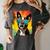 Dog Boston Terrier Hawaiian Women's Comfort Colors T-Shirt Pepper