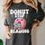 Donut Stop Reading Kawaii Teacher Preschool Kindergarten Women's Comfort Colors T-Shirt Pepper
