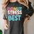 Donut Stress Just Do Your Best Teachers Testing Day For Men Women Girls Kids Women's Comfort Colors T-Shirt Pepper