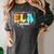 ELA Squad Teacher Back To School English Language Arts Women's Comfort Colors T-Shirt Pepper