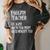 English Teacher Because Math Teachers Need Heroes Too Women's Comfort Colors T-Shirt Pepper