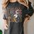 Fall Holiday Themed Thanksgiving Halloween Teacher Trick Or Women's Comfort Colors T-Shirt Pepper