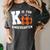 Fall Kindergarten Teacher K Is For Buffalo Plaid Pumpkin Women's Comfort Colors T-Shirt Pepper