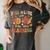 Fall In Love With Learning Retro Autumn Thanksgiving Teacher Women's Comfort Colors T-Shirt Pepper Fall In Love With Learning Retro Autumn Thanksgiving Teacher Women's Comfort Colors T-Shirt Pepper