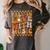 Fall In Love With Music Groovy Thanksgiving Music Teacher Men Women Girls Kids Women's Comfort Colors T-Shirt Pepper