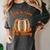 Fall In Love With Reading Pumpkin Autumn Librarians Teacher Women's Comfort Colors T-Shirt Pepper