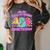 Are You Fall-O-Ween Directions Teacher Ghost Halloween Women's Comfort Colors T-Shirt Pepper