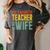 My Favorite Teacher Is My Wife Women's Comfort Colors T-Shirt Pepper