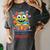 Feed The Reading Monster Halloween Teacher Women's Comfort Colors T-Shirt Pepper Feed The Reading Monster Halloween Teacher Women's Comfort Colors T-Shirt Pepper