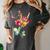 Flower American Sign Language ASL Teacher Teaching Deaf Women's Comfort Colors T-Shirt Pepper Flower American Sign Language ASL Teacher Teaching Deaf Women's Comfort Colors T-Shirt Pepper