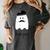 French Teacher Halloween Bonjour Ghost Women's Comfort Colors T-Shirt Pepper French Teacher Halloween Bonjour Ghost Women's Comfort Colors T-Shirt Pepper