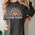 Future Teacher Kids Youth Girls Leopard Rainbow Women Women's Comfort Colors T-Shirt Pepper