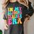 In My Glowing Teacher Era Groovy Colorful Bright Women's Comfort Colors T-Shirt Pepper In My Glowing Teacher Era Groovy Colorful Bright Women's Comfort Colors T-Shirt Pepper