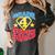 Grade 4 Super Squad Superhero Teacher Team Women's Comfort Colors T-Shirt Pepper