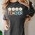 Groovy Teacher Cute Daisy Flower Retro Back To School Women's Comfort Colors T-Shirt Pepper Groovy Teacher Cute Daisy Flower Retro Back To School Women's Comfort Colors T-Shirt Pepper