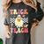 Groovy Teacher Halloween Retro Trick Or Teach Floral Ghost Women's Comfort Colors T-Shirt Pepper Groovy Teacher Halloween Retro Trick Or Teach Floral Ghost Women's Comfort Colors T-Shirt Pepper