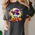 Halloween Boston Terrier Dog Breed With Jack O' Lantern Art Women's Comfort Colors T-Shirt Pepper