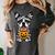 Halloween Dog Boston Terrier Mummy Costume Men Women Kids Women's Comfort Colors T-Shirt Pepper