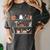 Halloween Library Ghost Books Teacher Spooky Trick Or Teach Women's Comfort Colors T-Shirt Pepper