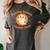 Halloween Teacher Crew Spooky Season Retro Ghost Women's Comfort Colors T-Shirt Pepper