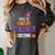 Halloween Teachers This Is My Tired Teacher Costume Women's Comfort Colors T-Shirt Pepper