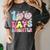 Happy 100th Day Of School 100 Days Brighter Teachers Kids Women's Comfort Colors T-Shirt Pepper