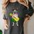 Hawaiian Boston Terrier Dog Pineapple Ukulele Summer For Men Women Girls Kids Women's Comfort Colors T-Shirt Pepper