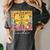 Interventionist Teacher Groovy Coquette Bow Back To School Women's Comfort Colors T-Shirt Pepper