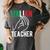 Italian Teacher Italy Italia Back To School First Day Women's Comfort Colors T-Shirt Pepper Italian Teacher Italy Italia Back To School First Day Women's Comfort Colors T-Shirt Pepper