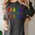 Be Kind Pride Sign Language Rainbow Teachers Interpreter ASL Women's Comfort Colors T-Shirt Pepper