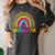 Kindergarten Rainbow Girls Boys Teacher First Day Of School Women's Comfort Colors T-Shirt Pepper Kindergarten Rainbow Girls Boys Teacher First Day Of School Women's Comfort Colors T-Shirt Pepper