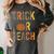 Leopard Trick Or Teach Halloween Teacher Costume Women Women's Comfort Colors T-Shirt Pepper