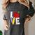 Let All That You Do Be Done In Love Christian Teacher Women's Comfort Colors T-Shirt Pepper