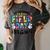 Let The Games Field Day Begin Tie Dye Adults Teacher Kids Women's Comfort Colors T-Shirt Pepper