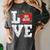 LOVE Apple 3rd Grade Teacher Student School Women's Comfort Colors T-Shirt Pepper LOVE Apple 3rd Grade Teacher Student School Women's Comfort Colors T-Shirt Pepper