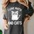 Math And Cats Apparel For Teachers Students Cat Lovers Women's Comfort Colors T-Shirt Pepper