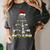 Math Equation Merry Xmas Season Teacher Christmas Tree Women's Comfort Colors T-Shirt Pepper