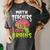 Math Teachers Love Brains Zombie Teacher School Halloween Women's Comfort Colors T-Shirt Pepper