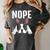 Nope Boston Terrier Puppy Dog Bostie Lover Men Women Girls Kids Women's Comfort Colors T-Shirt Pepper