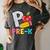 P Is For Pre-K Teacher Pencil Apple Back To School Women's Comfort Colors T-Shirt Pepper