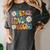 Peace Love Books Bookworm Librarian Reading Teacher Groovy Women's Comfort Colors T-Shirt Pepper Peace Love Books Bookworm Librarian Reading Teacher Groovy Women's Comfort Colors T-Shirt Pepper