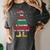 Physics Teacher Christmas Elf Christmas Cheer Women's Comfort Colors T-Shirt Pepper