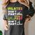 Pilates Instructor Teacher Watercolor Pilates Don't Fart Men Women Kids Women's Comfort Colors T-Shirt Pepper