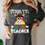 Pirate Math Teacher Skull Pirate Halloween Costume Women's Comfort Colors T-Shirt Pepper