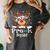 Pre-k Teacher Squad Reindeer Teacher Christmas Women's Comfort Colors T-Shirt Pepper Pre-k Teacher Squad Reindeer Teacher Christmas Women's Comfort Colors T-Shirt Pepper