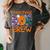 Preschool Boo Crew Preschool Halloween Teacher Kids Women's Comfort Colors T-Shirt Pepper