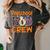 Preschool Boo Crew Preschool Halloween Teacher Women's Comfort Colors T-Shirt Pepper