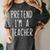 Pretend I'm A Teacher Costume Halloween Lazy Adult Kids Women's Comfort Colors T-Shirt Pepper